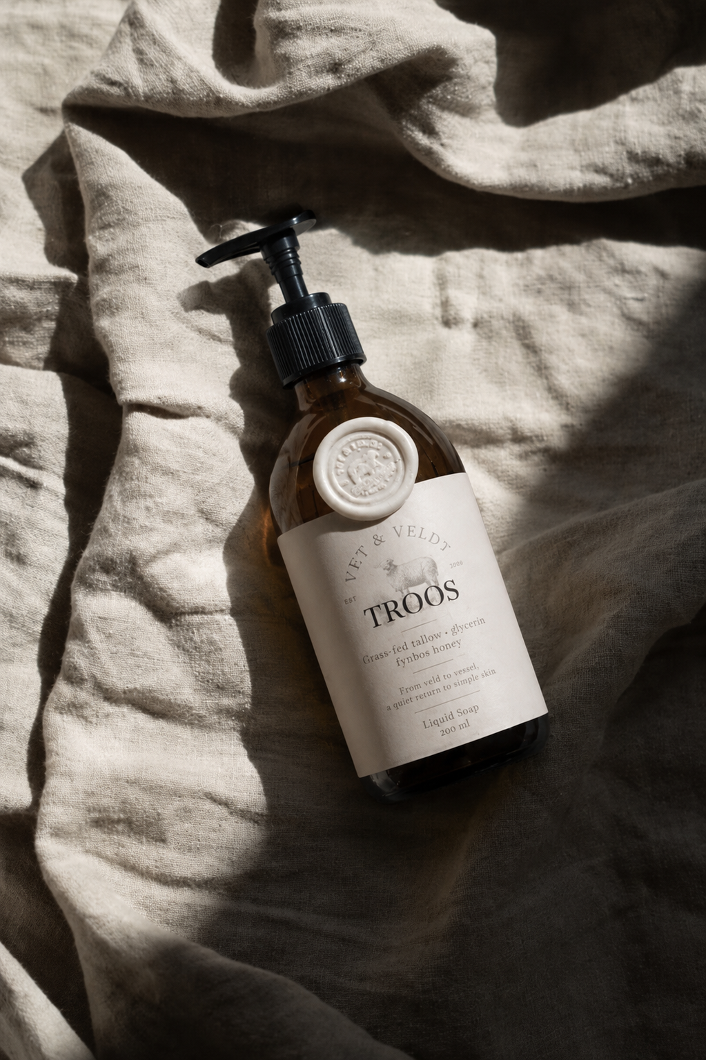 Troos Liquid Soap with honey (soft enough for everyone)