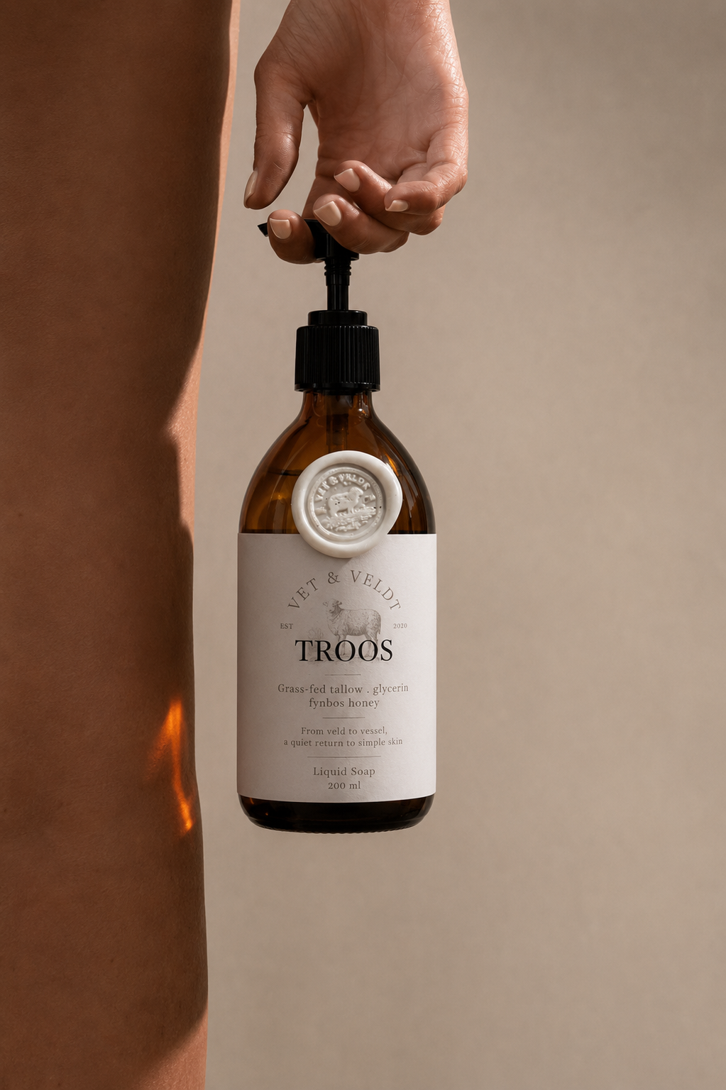 Troos Liquid Soap with honey (soft enough for everyone)